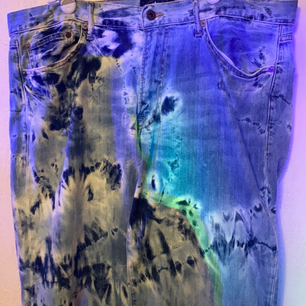 Vintage, distressed, Lucky Brand Jeans 36x32
